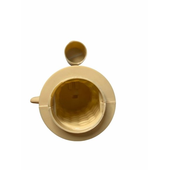 Vintage Planters Mr Peanut Coin Bank Hard Plastic Tan Beige Made in USA 9" Tall - Picture 7 of 7